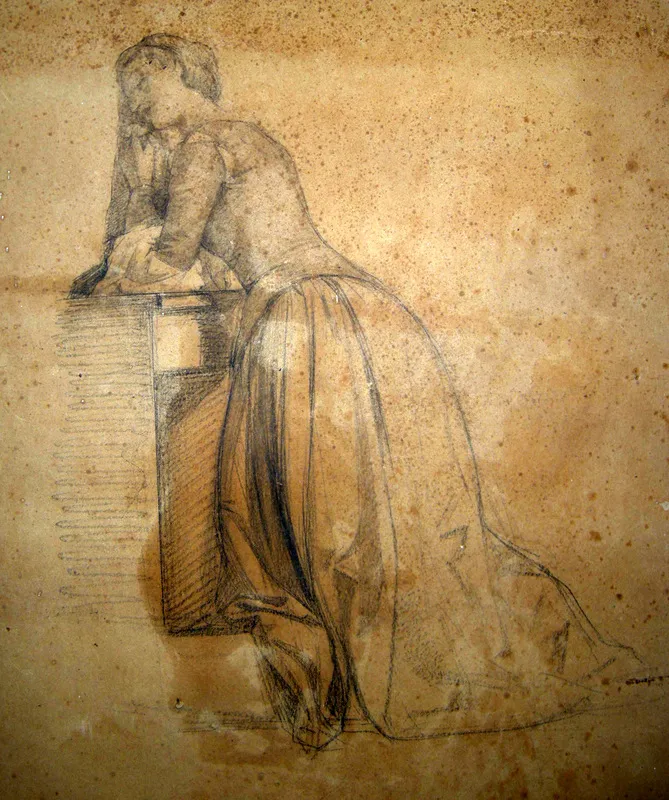 Studio di figura (retro del dipinto)